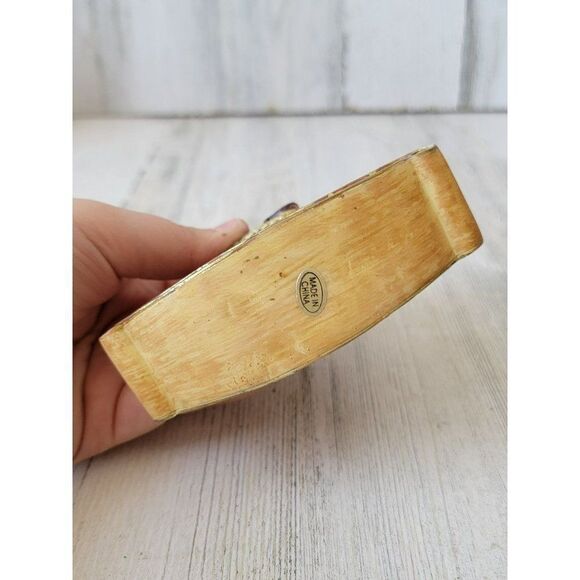 Santa rocking reindeer drum ornament Xmas Decor horn band - Picture 5 of 6